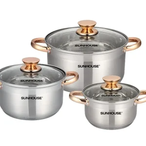 Bộ nồi inox 5 đáy SUNHOUSE SH781