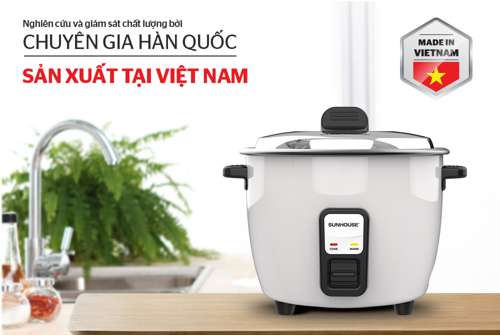 NỒI CƠM ĐIỆN 1.8 L SUNHOUSE SHD8132 1