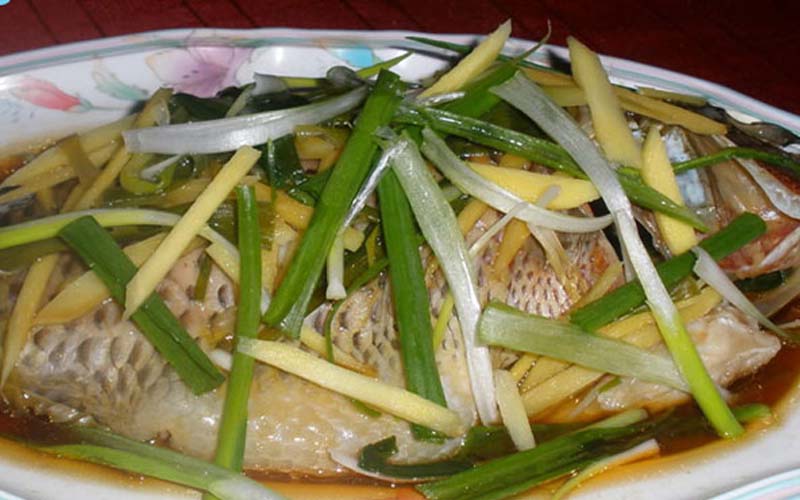 Cá tai tượng hấp hành