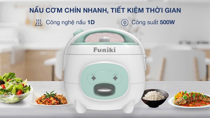 Nồi cơm điện nắp gài 1.2L Funiki HRC6122