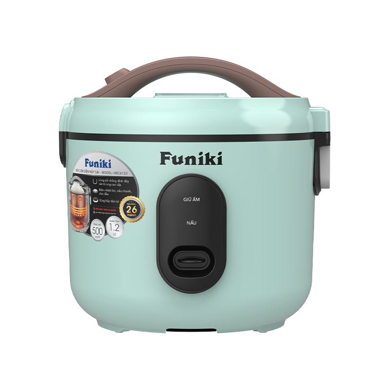 Nồi cơm điện nắp gài 1.2L Funiki HRC6123